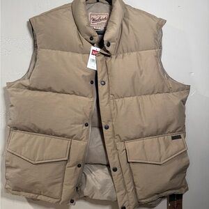 Woolrich Men's 550 Goose Down Vest NWT